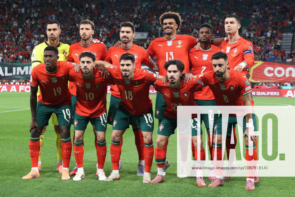 POR: Portugal v Hungary. World Cup Qualifiers match. Portugal team group, Mannschaftsbild, Totale during the World Cup Qualifiers match between Portugal and Hungary national teams played at Jose Alvalade Stadium on October 14, 2025 in Lisboa, Portugal.