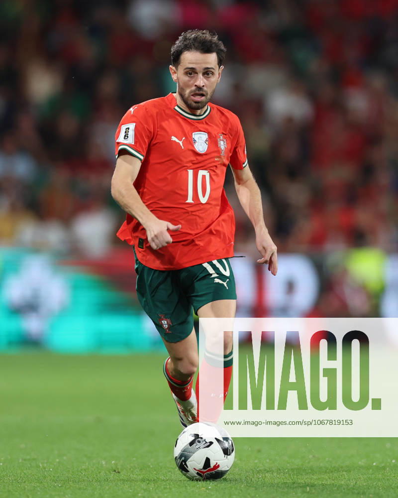 POR: Portugal v Hungary. World Cup Qualifiers match. Bernardo Silva of Portugal during the World Cup Qualifiers match between Portugal and Hungary national teams played at Jose Alvalade Stadium on October 14, 2025 in Lisboa, Portugal.