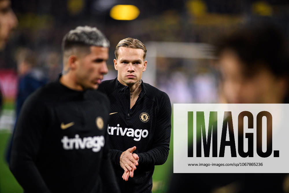 DORTMUND, GERMANY - 15.02.23: Mykhailo Mudryk. The match of match UEFA Champion League Borussia Dortmund vs FC Chelsea at SIGNAL IDUNA PARK