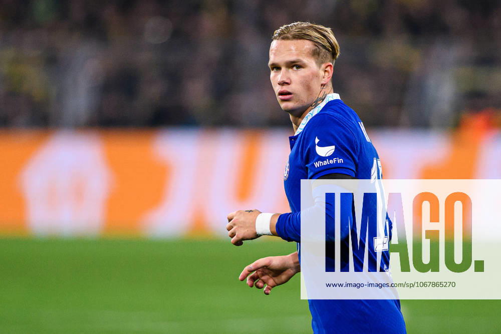 DORTMUND, GERMANY - 15.02.23: Mykhailo Mudryk. The match of match UEFA Champion League Borussia Dortmund vs FC Chelsea at SIGNAL IDUNA PARK