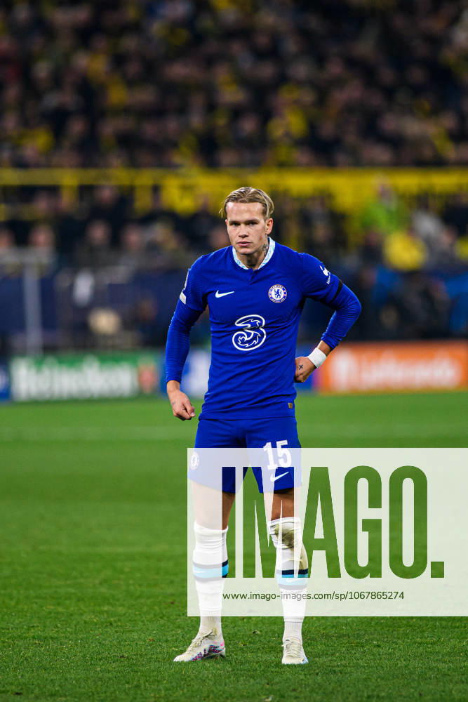 DORTMUND, GERMANY - 15.02.23: Mykhailo Mudryk. The match of match UEFA Champion League Borussia Dortmund vs FC Chelsea at SIGNAL IDUNA PARK