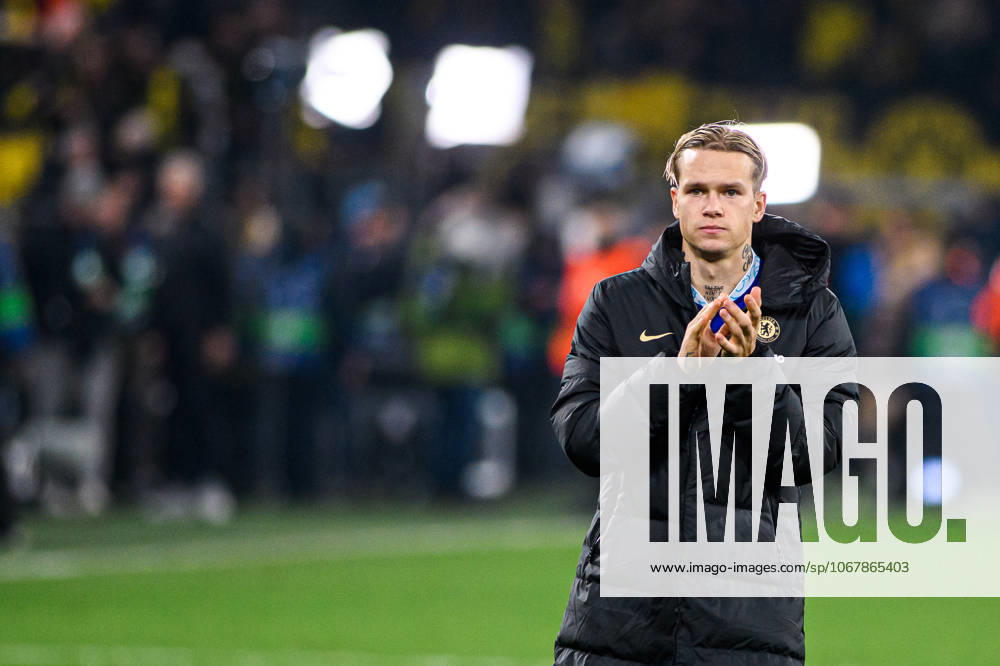 DORTMUND, GERMANY - 15.02.23: Mykhailo Mudryk. The match of match UEFA Champion League Borussia Dortmund vs FC Chelsea at SIGNAL IDUNA PARK