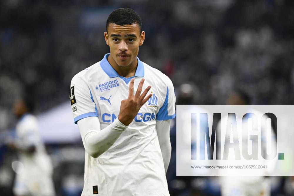 Joy OM - But Mason Greenwood (OM) - Ligue 1 McDonalds match between Olympique de Marseille and Le Havre Athletic Club on October 18, 2025 at the Orange Vélodrome Stadium in Marseille.