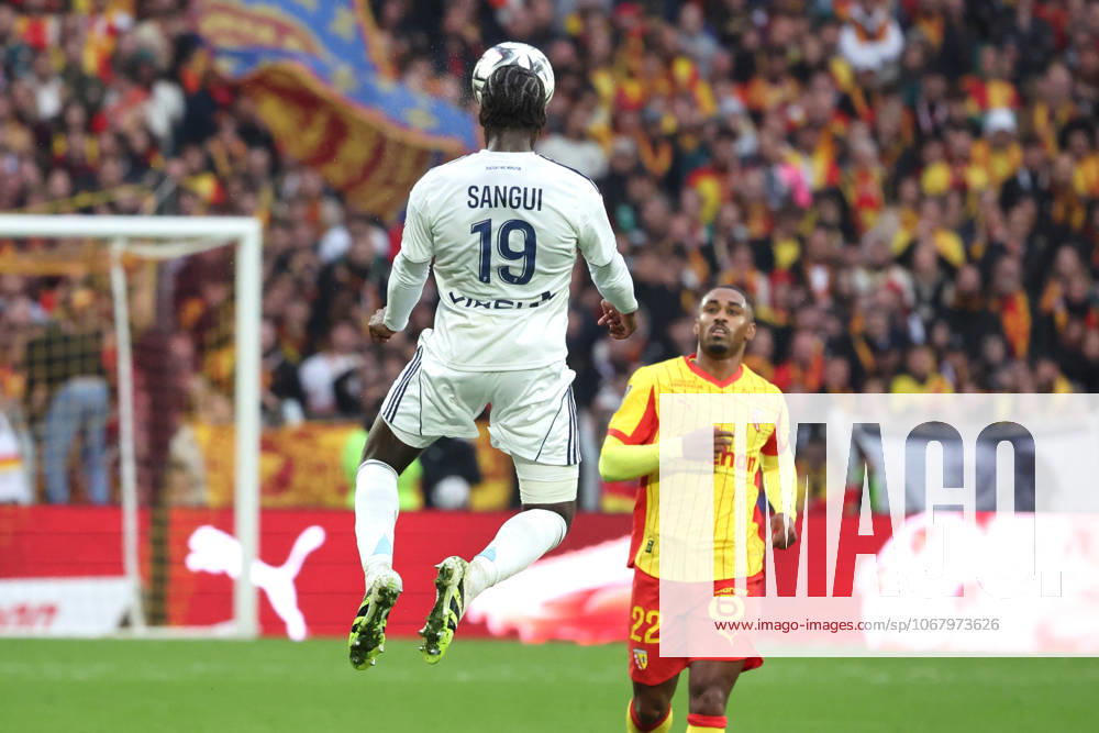 Nhoa SANGHI (Paris FC) lors du match RC Lens vs Paris FC, Ligue 1 J8, stade Bollaert-Delelis, le 19 octobre 2025 - photo Laurent Sanson PsnewZ