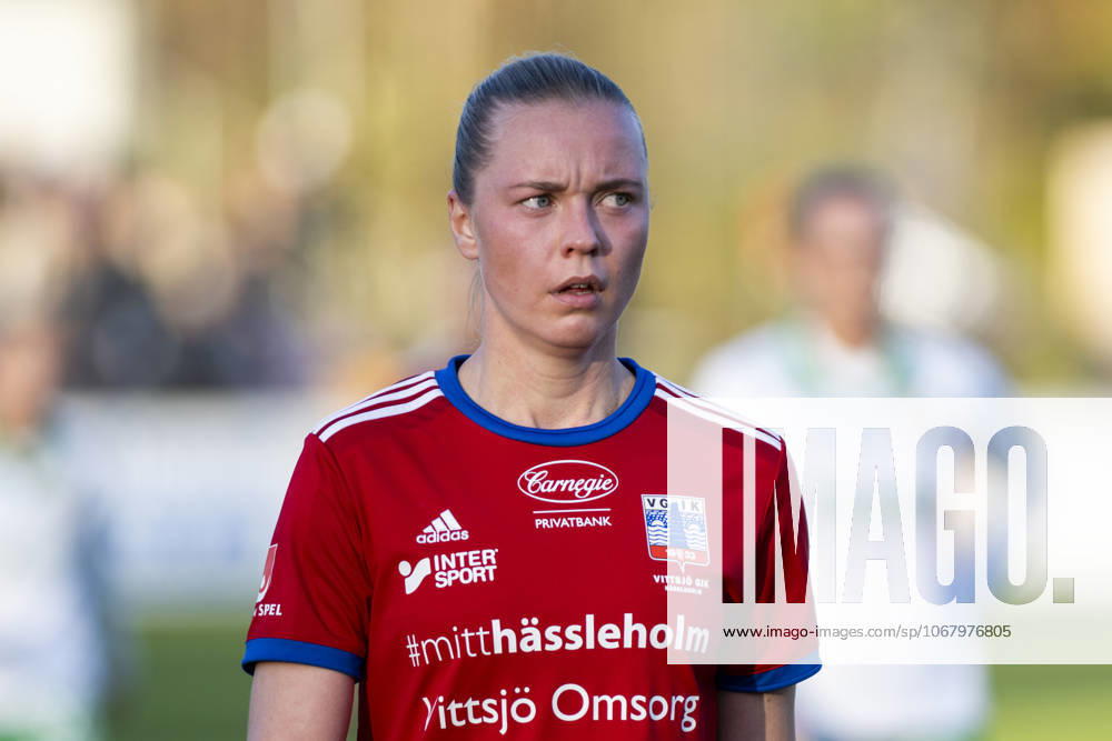 Vittsjös Kajsa Lind during the football match in Damallsvenskan between Vittsjö and Hammarby on October 19, 2025 in Vittsjö