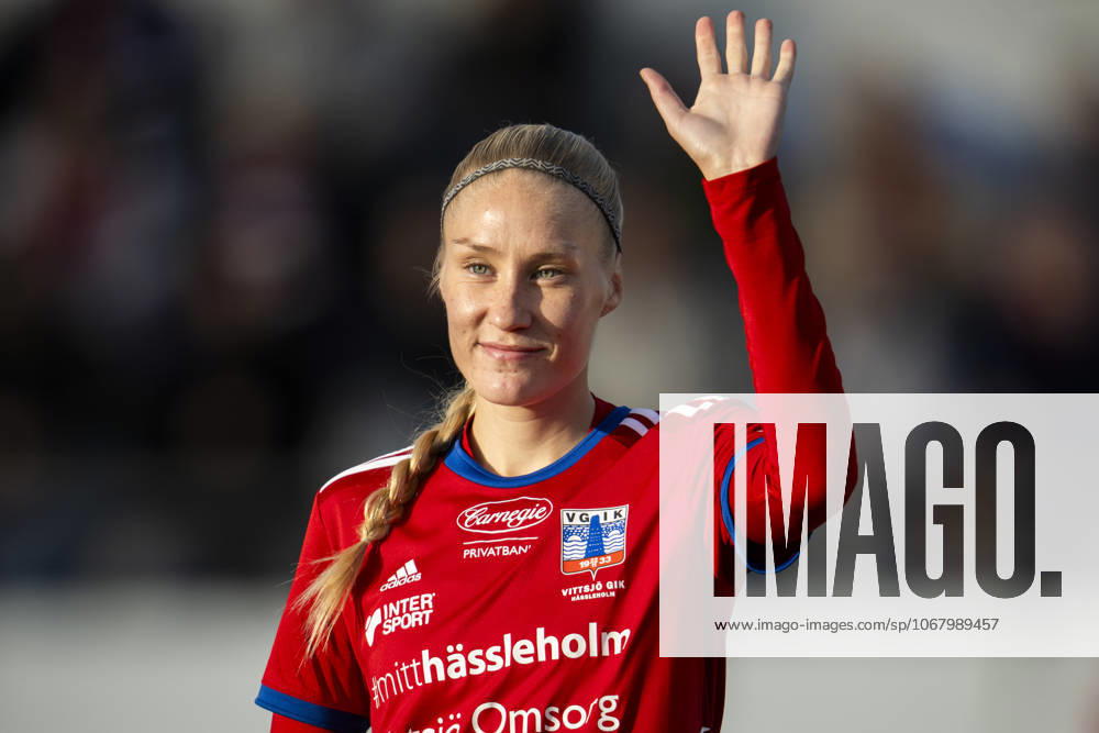 Vittsjös Sanni Ojanen during the football match in Damallsvenskan between Vittsjö and Hammarby on October 19, 2025 in Vittsjö