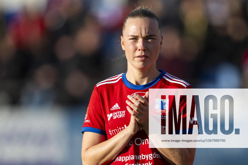 Vittsjös Kajsa Lind during the football match in Damallsvenskan between Vittsjö and Hammarby on October 19, 2025 in Vittsjö