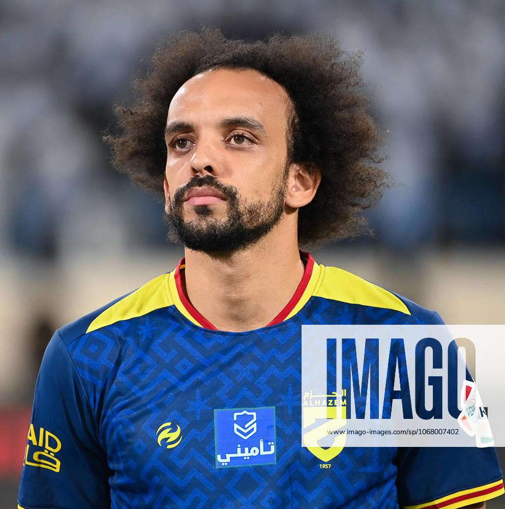 Saudi Pro League match between Al Al Okhdood and Al Hazm at Prince Hathloul bin Abdulaziz Sports City Stadium NAJRAN , SAUDI ARABIA - OCTOBER 18: Fabio Martins during the Saudi Pro League match between Al Al Okhdood and Al Hazm at Prince Hathloul bin Abdulaziz Sports City Stadium on October 18, 2025 in Najran, Saudi Arabia. najran