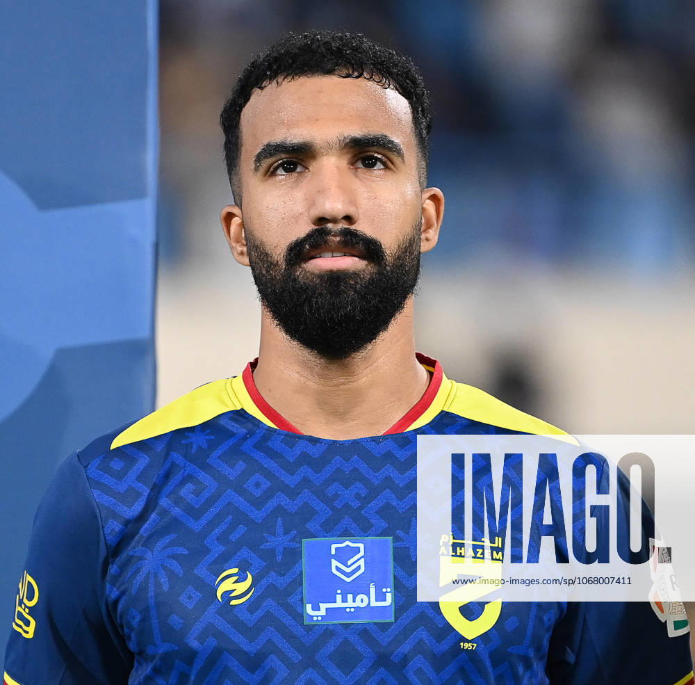 Saudi Pro League match between Al Al Okhdood and Al Hazm at Prince Hathloul bin Abdulaziz Sports City Stadium NAJRAN , SAUDI ARABIA - OCTOBER 18: Ahmed Al-Nakhli during the Saudi Pro League match between Al Al Okhdood and Al Hazm at Prince Hathloul bin Abdulaziz Sports City Stadium on October 18, 2025 in Najran, Saudi Arabia. najran