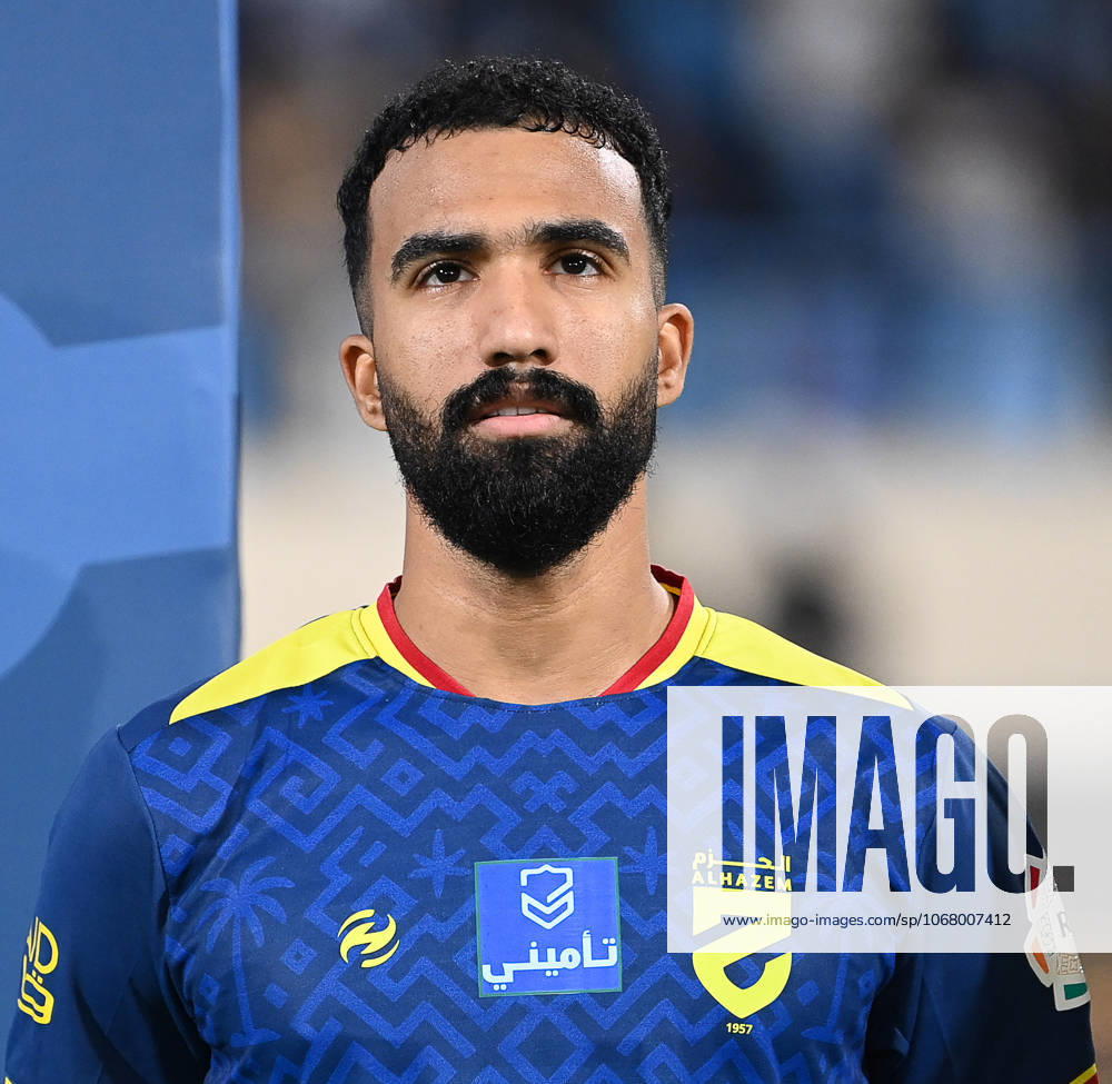 Saudi Pro League match between Al Al Okhdood and Al Hazm at Prince Hathloul bin Abdulaziz Sports City Stadium NAJRAN , SAUDI ARABIA - OCTOBER 18: Ahmed Al-Nakhli during the Saudi Pro League match between Al Al Okhdood and Al Hazm at Prince Hathloul bin Abdulaziz Sports City Stadium on October 18, 2025 in Najran, Saudi Arabia. najran