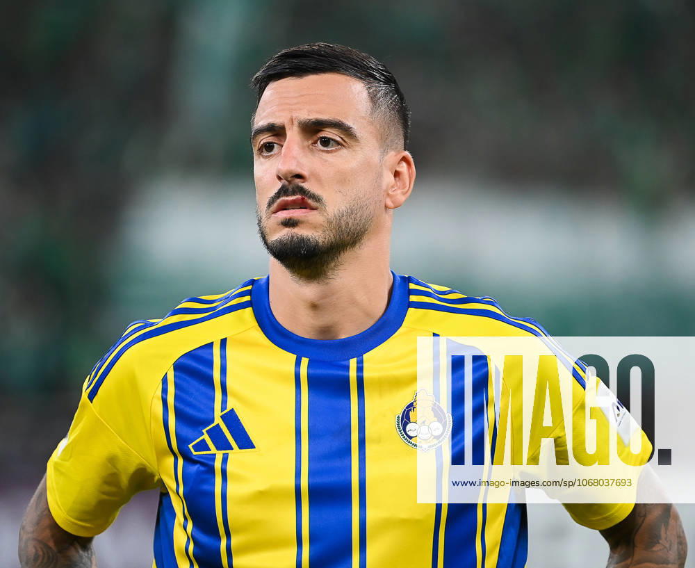 JOSELO of Al-Gharafa during the AFC Champions League Elite match between Al Ahli and Al Gharafa at King Abdullah City Stadium on October 20, 2025 in Jeddah, Saudi Arabia.