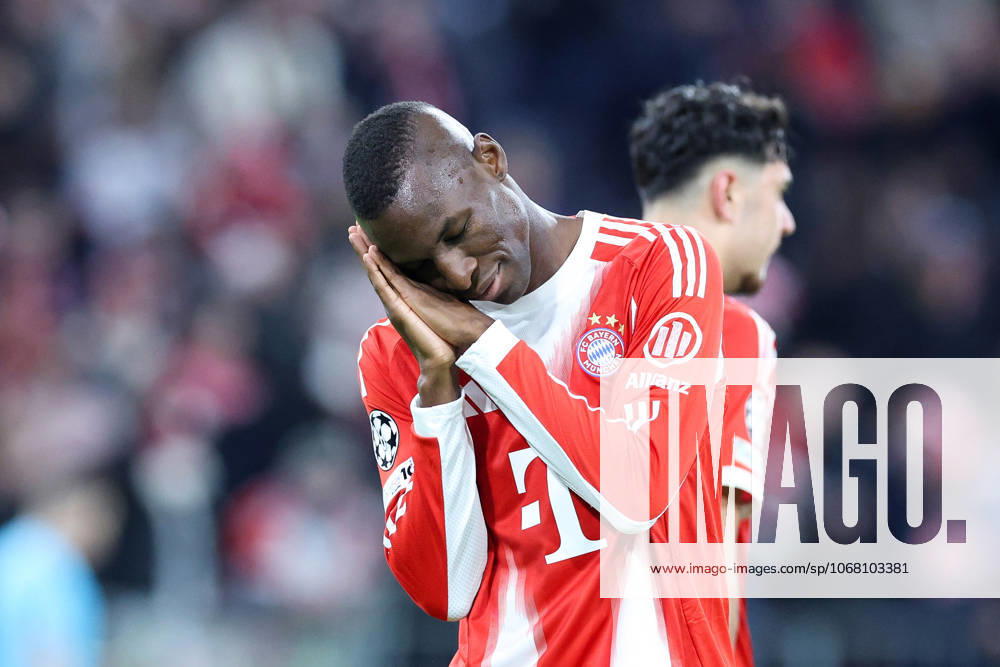 Soccer Champions League matchday 3 FC Bayern Munich FC Bruges on 22 10 2025 at the Allianz Arena in Munich Goal celebration to 4 0 by Nicolas Jackson Munich