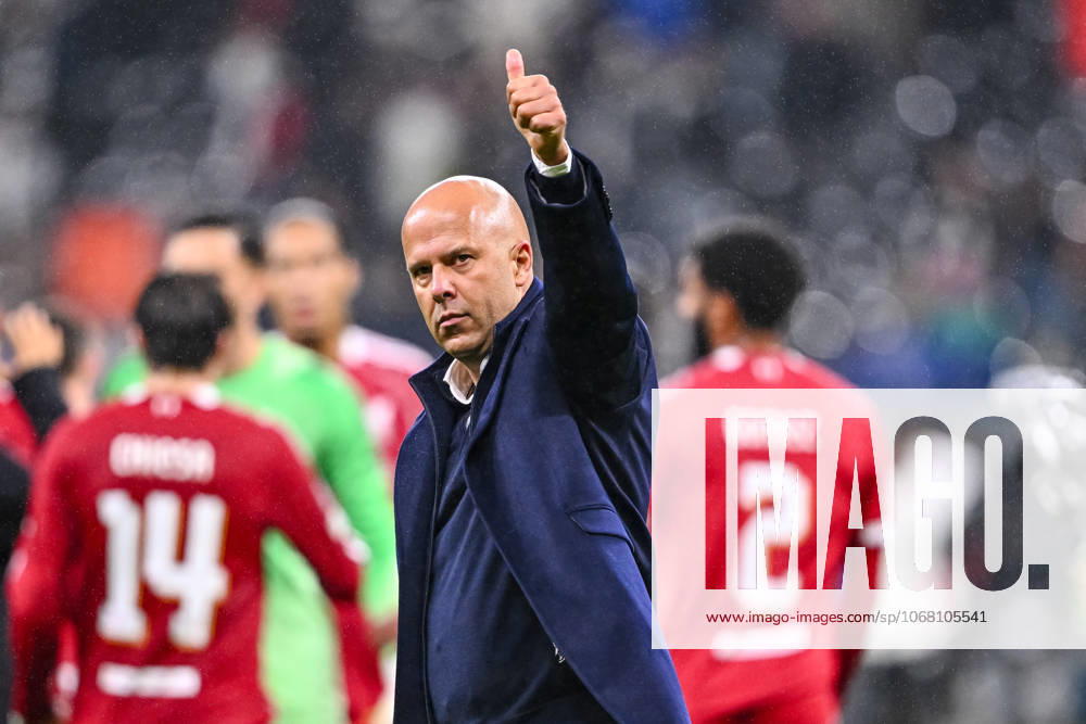Trainer Arne Slot (Liverpool FC) gestures during the UEFA Champions League 2025 26 League Phase MD3 match between Eintracht Frankfurt and Liverpool FC at Frankfurt Stadion on October 22, 2025 in Frankfurt am Main, Germany. (Photo by Harry Langer DeFodi Images) Coach Arne Slot Liverpool FC gestures during the UEFA Champions League 2025 26 League Phase MD3 match between Eintracht Frankfurt and Liverpool FC at Frankfurt Stadion on October 22, 2025 in Frankfurt am Main, Germany Photo by Harry Langer DeFodi Images