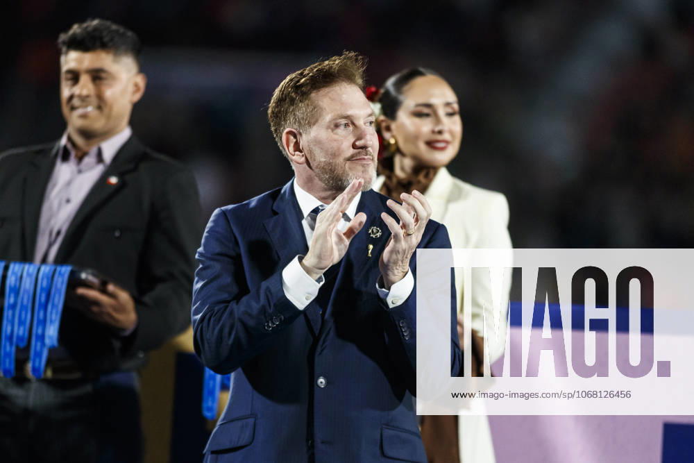 Argentina v Morocco: Final - FIFA U-20 World Cup Chile 2025 Santiago, Chile - October 19: President of CONMEBOL Alejandro Dominguez during the FIFA U20 World Cup Chile 2025 final match between Argentina and Morocco at Estadio Nacional Julio Martinez Pradanos on October 19, 2025 in Santiago, Chile Santiago Estadio Nacional Julio MartÃanez Pr·danos Region Metropolitana de Santiago Chile