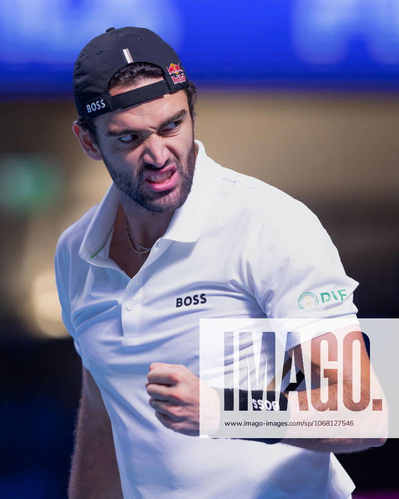 Matteo Berrettini ITA makes a fist and cheers, cheers, joy, emotion Tennis ERSTE BANK OPEN 2025 ATP 500 Stadthalle Vienna Austria 23 October 2025