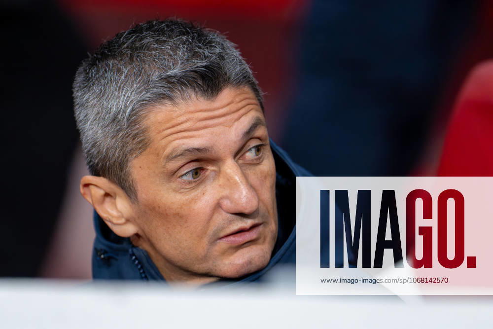 2025-10-23 LOSC Lille v PAOK FC - UEFA Europa League 2025 26 League Phase MD3 LILLE, FRANCE - OCTOBER 23: Head coach Razvan Lucescu of PAOK FC looks on during the UEFA Europa League 2025 26 League Phase MD3 match between LOSC Lille and PAOK FC at Stade Pierre Mauroy on October 23, 2025 in Lille, France. Lille Stade Pierre Mauroy France Content not available for redistribution in The Netherlands directly or indirectly through any third parties.