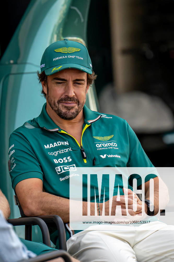 MEXICO CITY, MEXICO: Fernando Alonso, racing for the Aston Martin F1 team during the 2025 Formula 1 Mexico City Grand Prix at the Autodromo Hermanos Rodriguez in Mexico City, Mexico