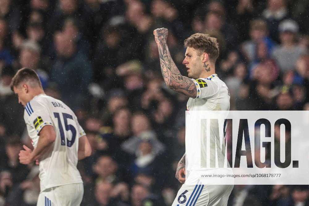 Premier League Leeds United v West Ham United Joe Rodon of Leeds United celebrates his goal to make it 2-0 during the Premier League match Leeds United vs West Ham United at Elland Road, Leeds, United Kingdom, 24th October 2025 (Photo by Mark Cosgrove News Images) Leeds Elland Road West Yorkshire United Kingdom