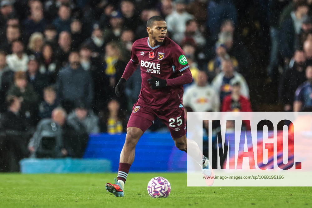 Premier League Leeds United v West Ham United Jean-Clair Todibo of West Ham United during the Premier League match Leeds United vs West Ham United at Elland Road, Leeds, United Kingdom, 24th October 2025 (Photo by Mark Cosgrove News Images) Leeds Elland Road West Yorkshire United Kingdom