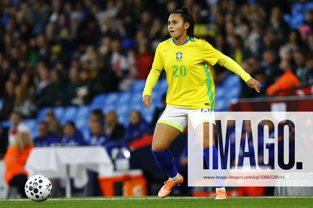 England v Brazil, Manchester, UK - 25 October 2025 Mariza of Brazil during the Womens International Friendly, Länderspiel, Nationalmannschaft match between England and Brazil at The Etihad Stadium on 25 October 2025 in Manchester, England (Photo by Steve Taylor PPAUK) Manchester The Etihad Stadium Greater Manchester England