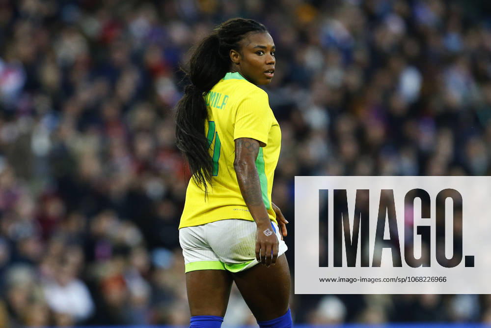England v Brazil, Manchester, UK - 25 October 2025 Ludmila of Brazil during the Womens International Friendly, Länderspiel, Nationalmannschaft match between England and Brazil at The Etihad Stadium on 25 October 2025 in Manchester, England (Photo by Steve Taylor PPAUK) Manchester The Etihad Stadium Greater Manchester England