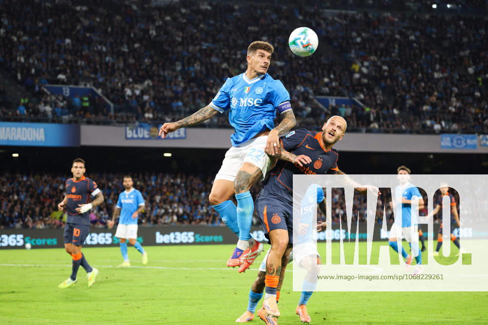 Giovanni Di Lorenzo (capitano) of SSC Napoli During the 2025 26 Italian Serie A football match between SSC Napoli and Internazionale Milano at the Diego Armando Maradona Stadium in Naples on October 25, 2025...Pictured: Napoli ITALIA - ZUMAs236 20251025_aap_s236_057