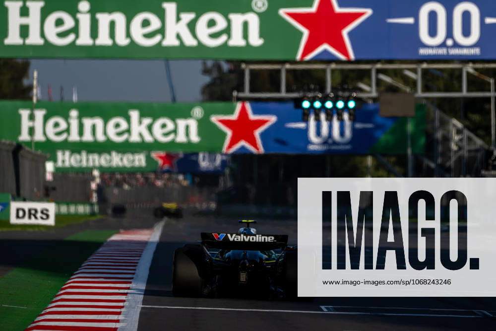 MEXICO CITY, MEXICO: Fernando Alonso, racing for the Aston Martin F1 team during the 2025 Formula 1 Mexico City Grand Prix at the Autodromo Hermanos Rodriguez in Mexico City, Mexico