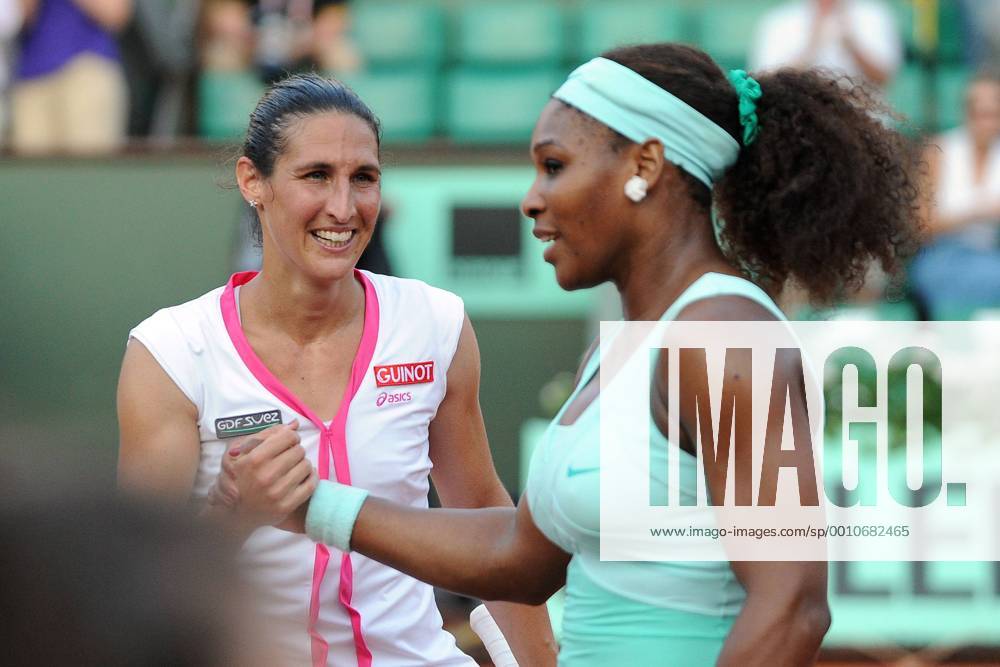Virginie Razzano (France) vs Serena Williams (USA) TENNIS : Roland Garros - Jour 3 - Paris - 29 05 2012 Bouyer Tennismag Panoramic