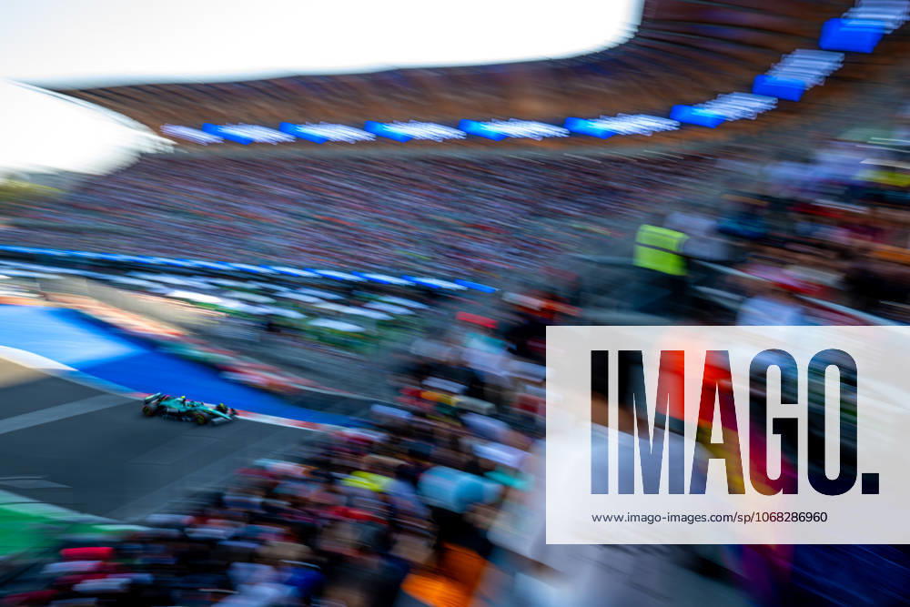 MEXICO CITY, MEXICO: Fernando Alonso, racing for the Aston Martin F1 team during the 2025 Formula 1 Mexico City Grand Prix at the Autodromo Hermanos Rodriguez in Mexico City, Mexico