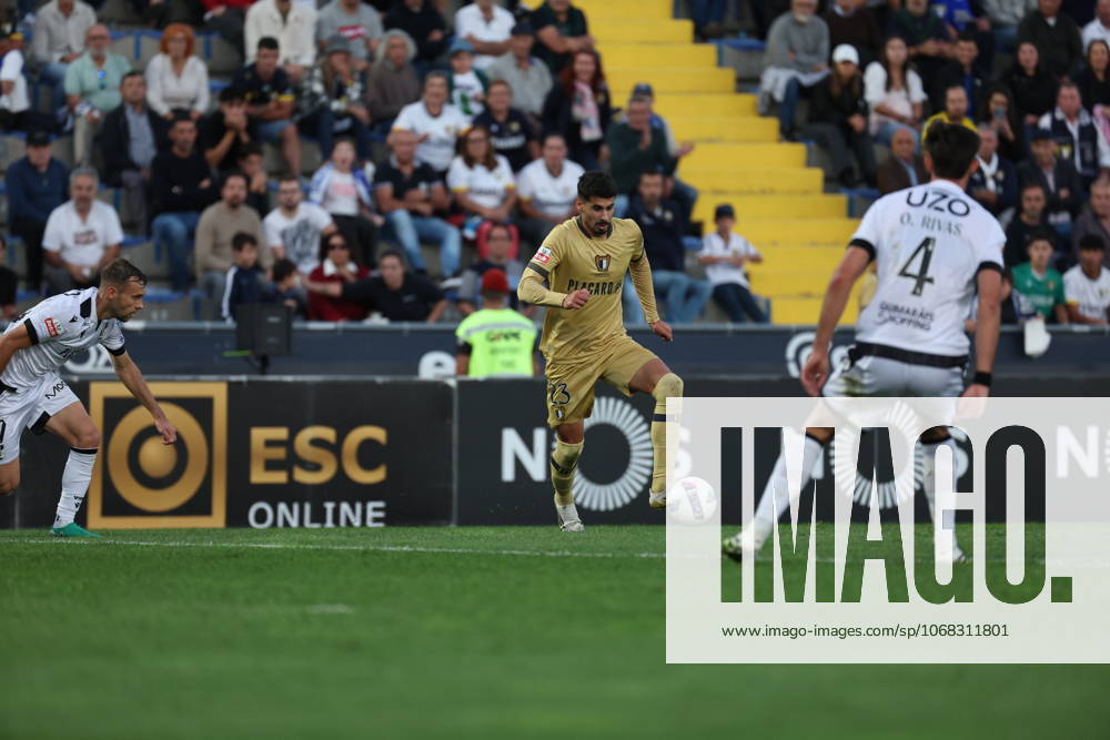 Gil Dias ( FC Famalicao ) in action during the match between FC Famalicao and Vitoria SC, valid for Liga Portugal Betclic 2025 2026 at Estadio Municipal de Famalicao on 26 October 2025. Porto Estadio Municipal de Famalicao Famalicao Portugal