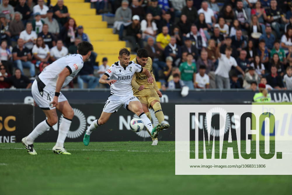 Gil Dias ( FC Famalicao ) in action during the match between FC Famalicao and Vitoria SC, valid for Liga Portugal Betclic 2025 2026 at Estadio Municipal de Famalicao on 26 October 2025. Porto Estadio Municipal de Famalicao Famalicao Portugal