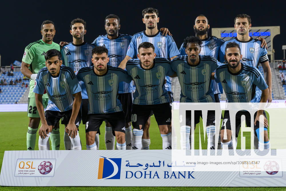 AL WAKRAH SC V AL RAYYAN SC-DOHA BANK STARS LEAGUE QATAR Al Wakrah SC team players pose for a team photo prior to the Doha Bank Stars League Qatar match between Al Wakrah SC and Al Rayyan SC at Saoud Bin Abdulrahman Stadium in Doha, Qatar, on October 26, 2025. DOHA Qatar