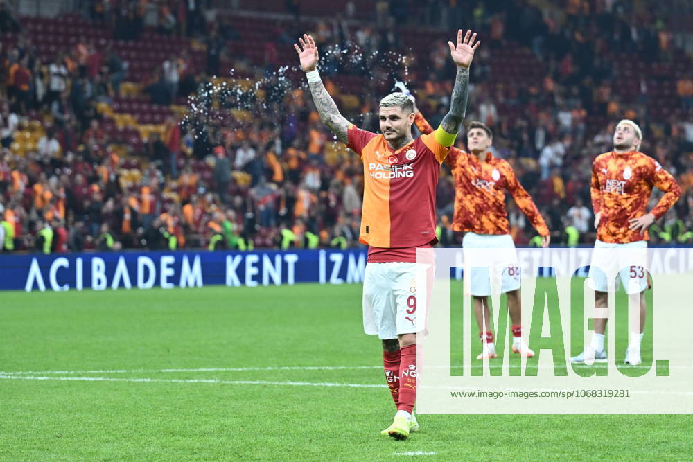 Galatasaray v Goztepe - Turkish Super Lig ISTANBUL, TURKIYE - OCTOBER 26: Mauro Icardi of Galatasaray celebrates after the Turkish Super Lig week 10 football match between Galatasaray and Goztepe at RAMS Park Stadium in Istanbul, Turkiye on October 26, 2025. Abdulhamid Hosbas Anadolu Istanbul Turkey. Editorial use only. Please get in touch for any other usage.