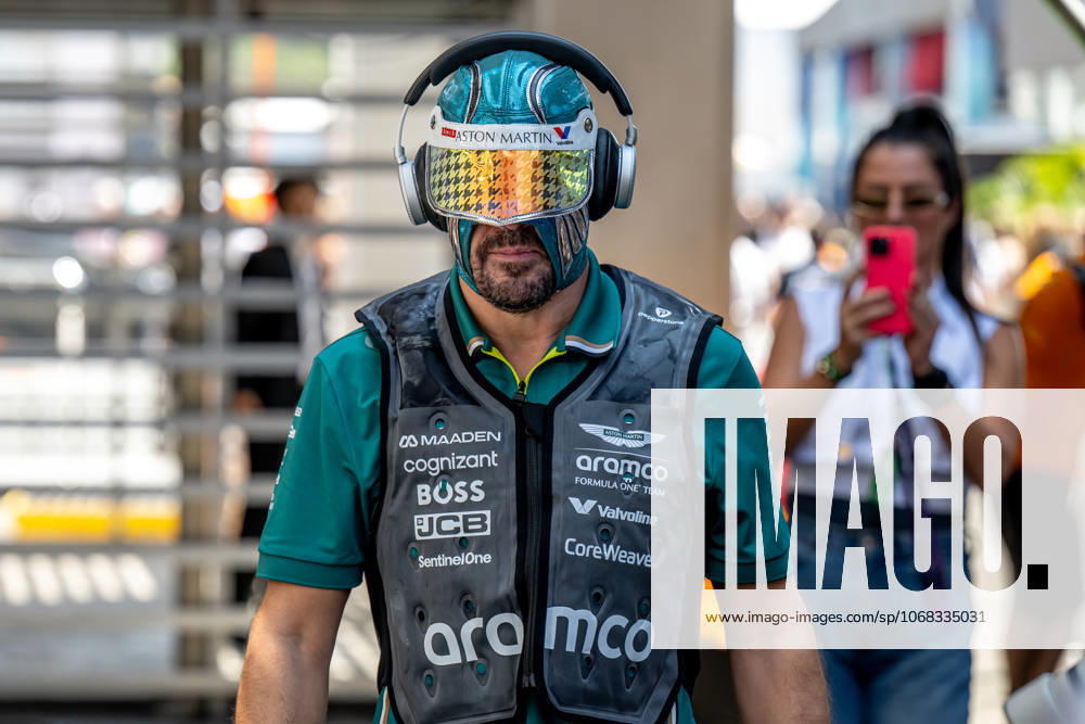 MEXICO CITY, MEXICO: Fernando Alonso, racing for the Aston Martin F1 team during the 2025 Formula 1 Mexico City Grand Prix at the Autodromo Hermanos Rodriguez in Mexico City, Mexico