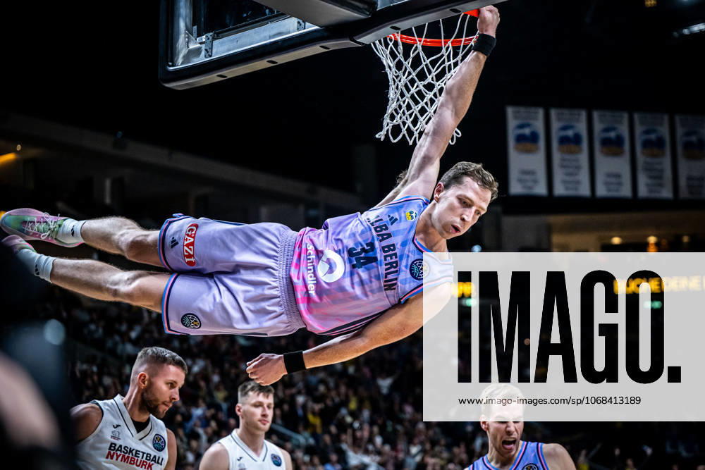 Basketball Berlin 28 10 2025 Season 2025 2026 Basketball Champions League BCL Alba Berlin ERA Basketball Nymburk Justin Bean Alba Berlin, No 34