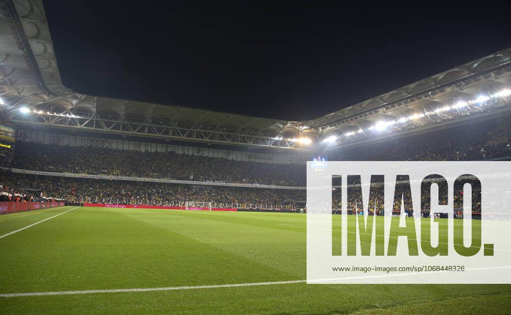 Fenerbahce v Besiktas: Ziraat Turkish Cup ISTANBUL, TURKEY - APRIL 19: A general view of Ulker Stadium is seen after Ziraat Turkish Cup Semi Final second leg soccer match between Fenerbahce and Besiktas was cancelled in Istanbul, Turkey on April 19, 2018. Istanbul Turkey. Editorial use only. Please get in touch for any other usage.