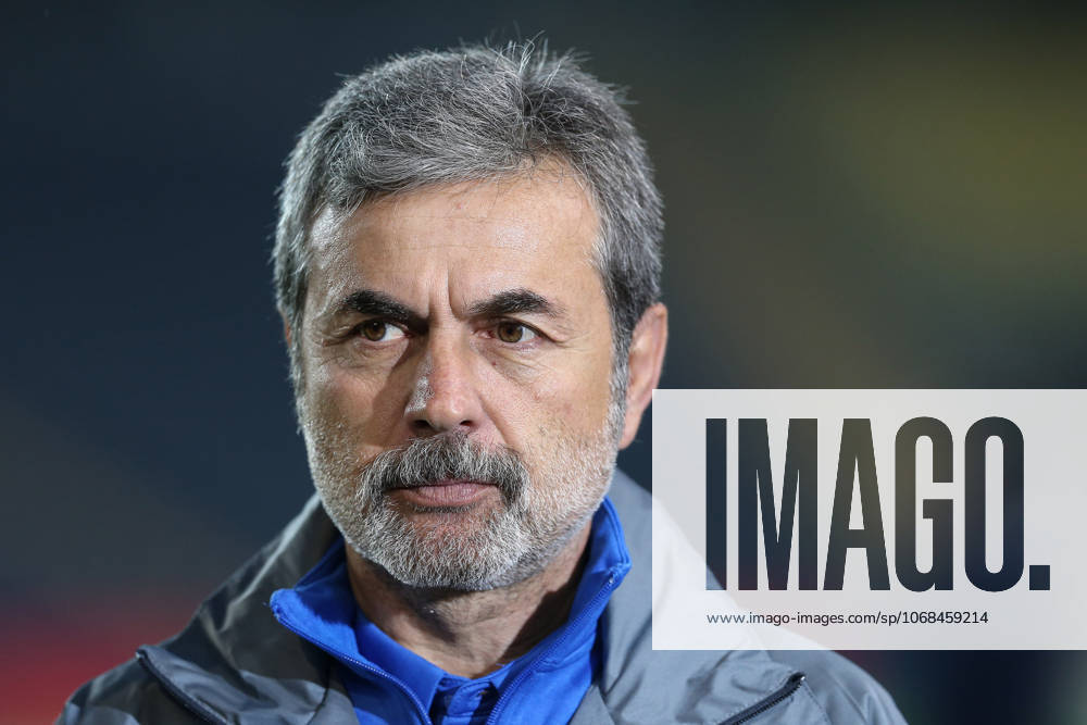 Fenerbahce v Besiktas: Ziraat Turkish Cup ISTANBUL, TURKEY - MAY 03: Head coach Aykut Kocaman of Fenerbahce looks on ahead of the Ziraat Turkish Cup soccer match between Fenerbahce and Besiktas at Ulker Stadium in Istanbul, Turkey on May 03, 2018. The game was decided to continue without spectators due to the incidents took place in the semi final return match causing the game to be cancelled. Besiktas did not turn up for the replay with Fenerbahce as the club announced earlier. Istanbul Turkey. Editorial use only. Please get in touch for any other usage.