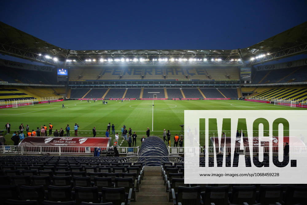 Fenerbahce v Besiktas: Ziraat Turkish Cup ISTANBUL, TURKEY - MAY 03: Tribunes of Ulker Stadium are seen empty ahead of the Ziraat Turkish Cup soccer match between Fenerbahce and Besiktas in Istanbul, Turkey on May 03, 2018. The game was decided to continue without spectators due to the incidents took place in the semi final return match causing the game to be cancelled. Besiktas did not turn up for the replay with Fenerbahce as the club announced earlier. Istanbul Turkey. Editorial use only. Please get in touch for any other usage.
