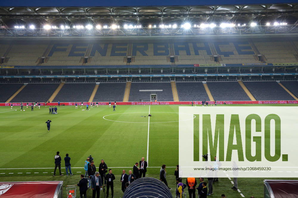 Fenerbahce v Besiktas: Ziraat Turkish Cup ISTANBUL, TURKEY - MAY 03: Tribunes of Ulker Stadium are seen empty ahead of the Ziraat Turkish Cup soccer match between Fenerbahce and Besiktas in Istanbul, Turkey on May 03, 2018. The game was decided to continue without spectators due to the incidents took place in the semi final return match causing the game to be cancelled. Besiktas did not turn up for the replay with Fenerbahce as the club announced earlier. Istanbul Turkey. Editorial use only. Please get in touch for any other usage.