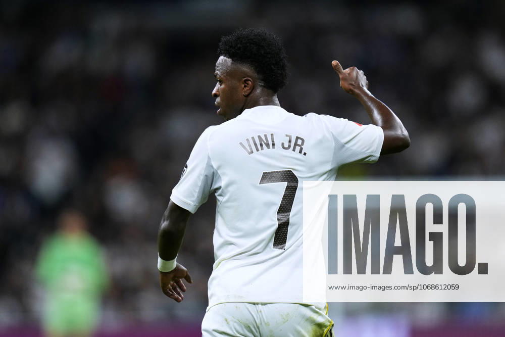 ESP: Real Madrid CF - Valencia CF. La Liga EA Sports. Date 11 Vinicius Junior of Real Madrid CF during the La Liga EA Sports match between Real Madrid CF and Valencia CF played at Santiago Bernabeu Stadium on November 1, 2025 in Madrid. kpng