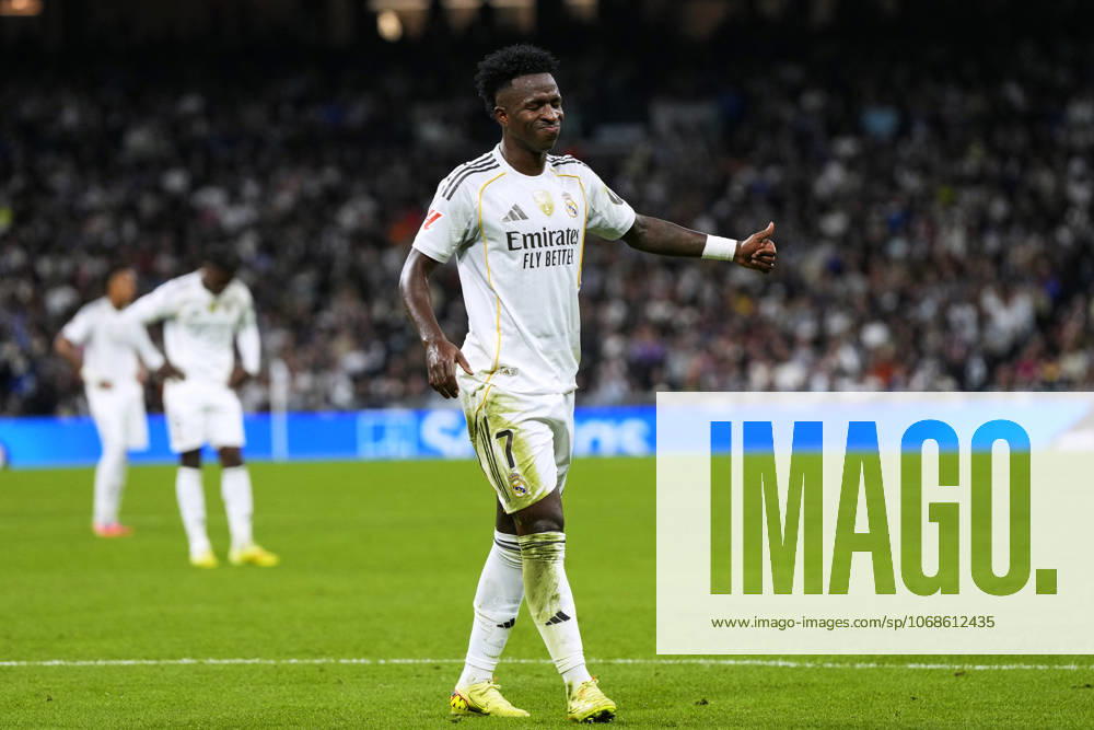 ESP: Real Madrid CF - Valencia CF. La Liga EA Sports. Date 11 Vinicius Junior of Real Madrid CF during the La Liga EA Sports match between Real Madrid CF and Valencia CF played at Santiago Bernabeu Stadium on November 1, 2025 in Madrid. kpng