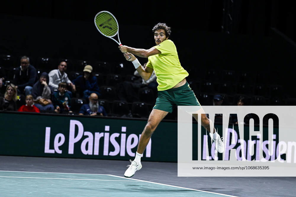 Rolex Paris Masters day 5 Francisco Cabral and Lucas Miedler during a doubles match the Rolex Paris Masters 1000 ATP, Tennis Herren tennis tournament at the La Defense Arena on October 31, 2025 in Paris, France. Photo by Victor Joly ABACAPRESS.COM Paris France
