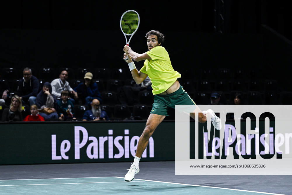 Rolex Paris Masters day 5 Francisco Cabral and Lucas Miedler during a doubles match the Rolex Paris Masters 1000 ATP, Tennis Herren tennis tournament at the La Defense Arena on October 31, 2025 in Paris, France. Photo by Victor Joly ABACAPRESS.COM Paris France