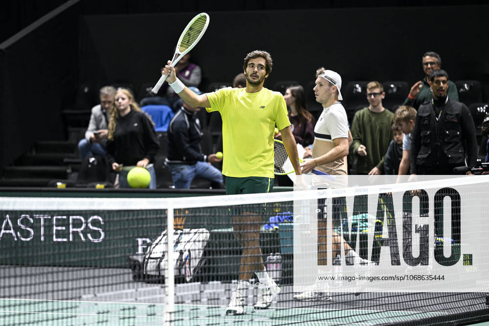 Rolex Paris Masters day 5 Francisco Cabral and Lucas Miedler during a doubles match the Rolex Paris Masters 1000 ATP, Tennis Herren tennis tournament at the La Defense Arena on October 31, 2025 in Paris, France. Photo by Victor Joly ABACAPRESS.COM Paris France