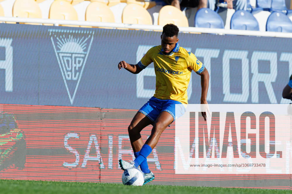 Goncalo Costa seen during Liga Portugal game between teams of GD Estoril Praia and CD Nacional at Estadio Antonio Coimbra da Mota (Maciej Rogowski Ball Raw Images) Estoril Estadio Antonio Coimbra da Mota Portugal