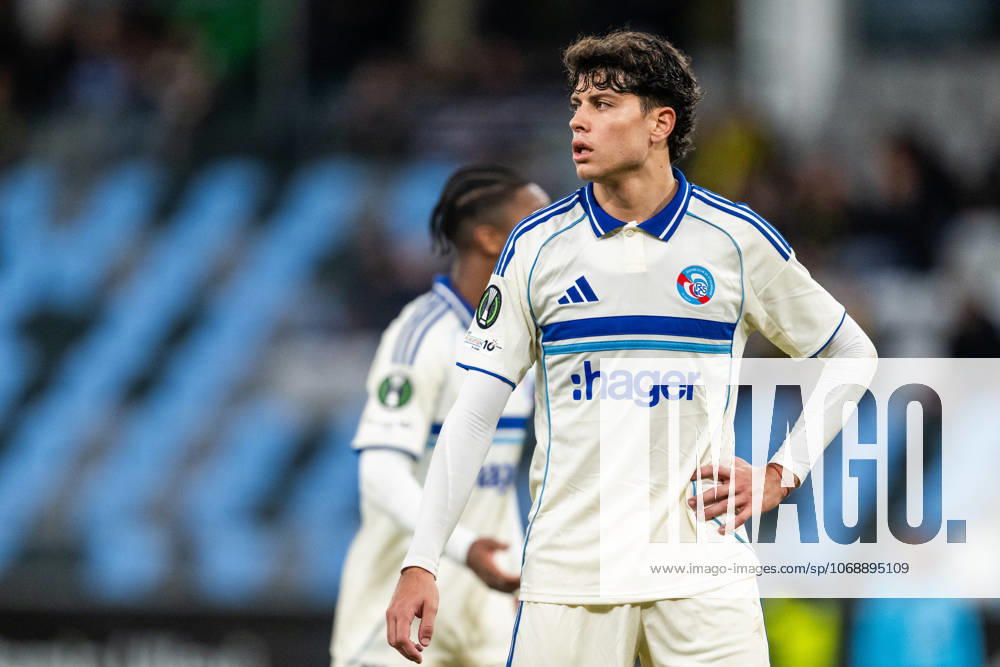 Rafael Luis of Strasbourg during the UEFA Conference League football match between Häcken and Strasbourg on November 6, 2025 in Gothenburg Photo Mathias Bergeld BILDBYRAN kod MB MB1234 fotboll football soccer fotball uefa conference league conference league häcken strasbourg bbeng