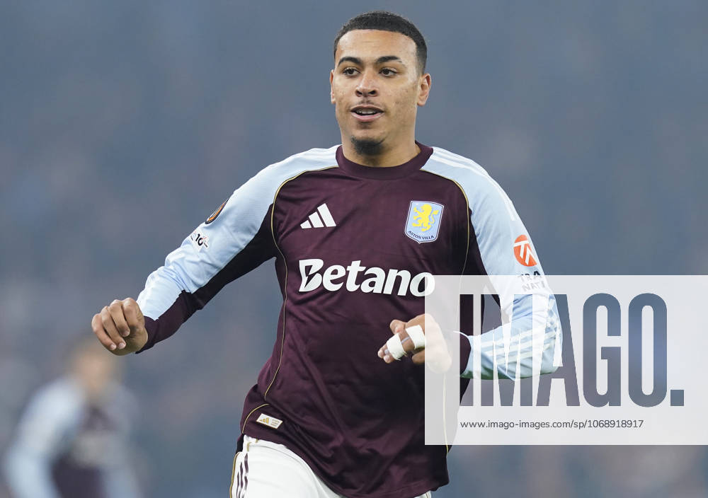 Birmingham, England, 6th November 2025. Morgan Rogers of Aston Villa during the Aston Villa vs Maccabi Tel-Aviv FC UEFA Europa League match at Villa Park, Birmingham. Picture credit should read: Andrew Yates Sportimage . SPI_096_AY_Villa_Macabbi SPI-4269-0095