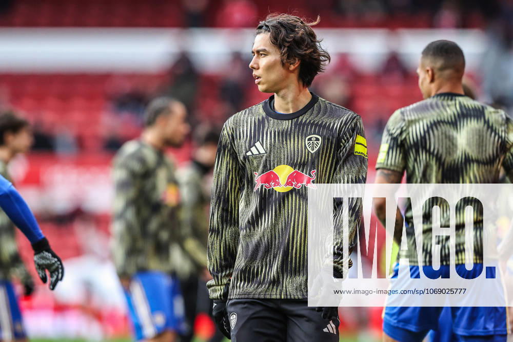 Premier League Nottingham Forest v Leeds United Ao Tanaka of Leeds United in the pregame warmup session during the Premier League match Nottingham Forest vs Leeds United at City Ground, Nottingham, United Kingdom, 9th November 2025 (Photo by Alfie Cosgrove News Images) Nottingham City Ground Nottinghamshire United Kingdom