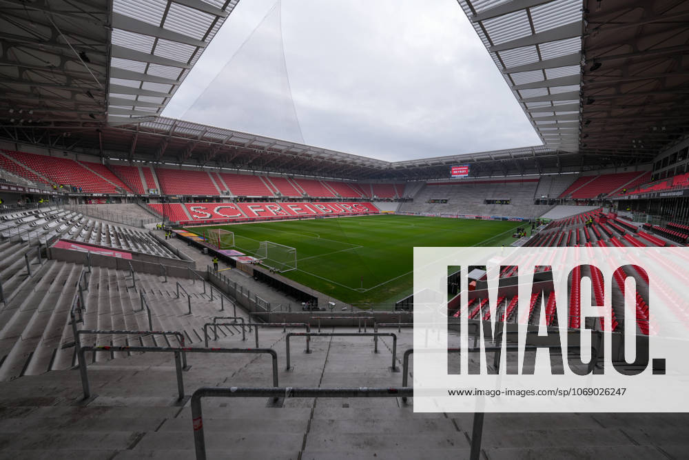 Stadium panorama, wide angle, stands, seats, standing room , Germany, Football, 1 Bundesliga, 10 Matchday, 2025 2026, SC Freiburg vs FC St Pauli, 09 11 2025, Europa Park Stadion, Freiburg, Germany DFL REGULATIONS PROHIBIT ANY USE OF PHOTOGRAPHS AS IMAGE SEQUENCES AND OR QUASI VIDEO Freiburg Europa Park Stadion Baden Württemberg Germany