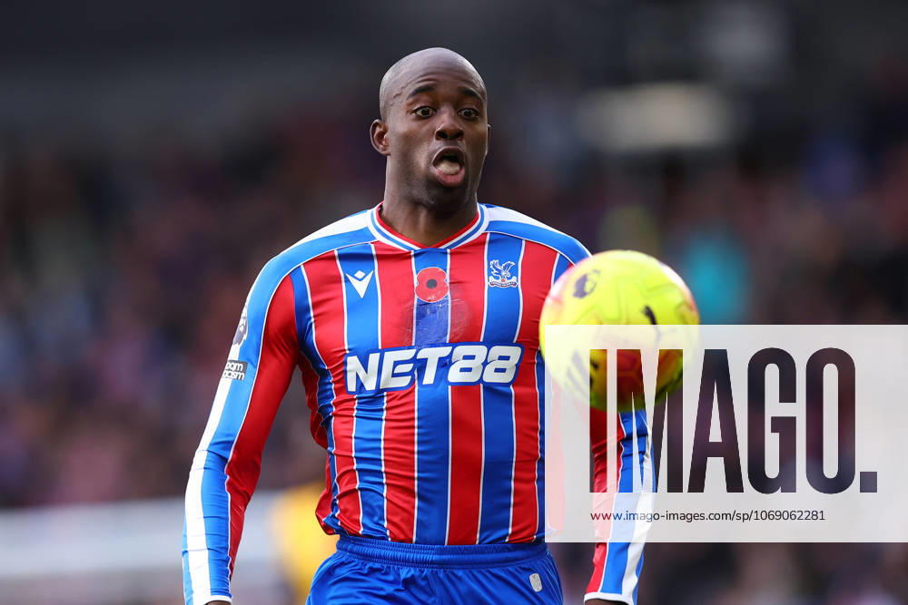 London, England, 9th November 2025. Jean-Philippe Mateta of Crystal Palace during the Crystal Palace vs Brighton and Hove Albion Premier League match at Selhurst Park, London. Picture credit should read: Paul Terry Sportimage . SPI_047_PT_Crystal_Palace_Brighton SPI-4277-0047